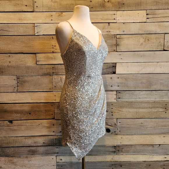 Crystal Sky Sequin Mini Dress - Picture 3 of 5